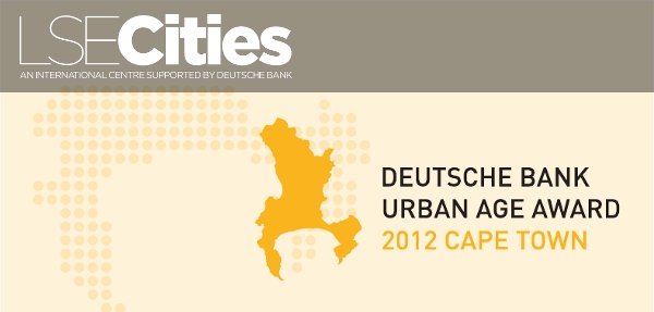 2012 Deutsche Bank Urban Age Award for Cape Town